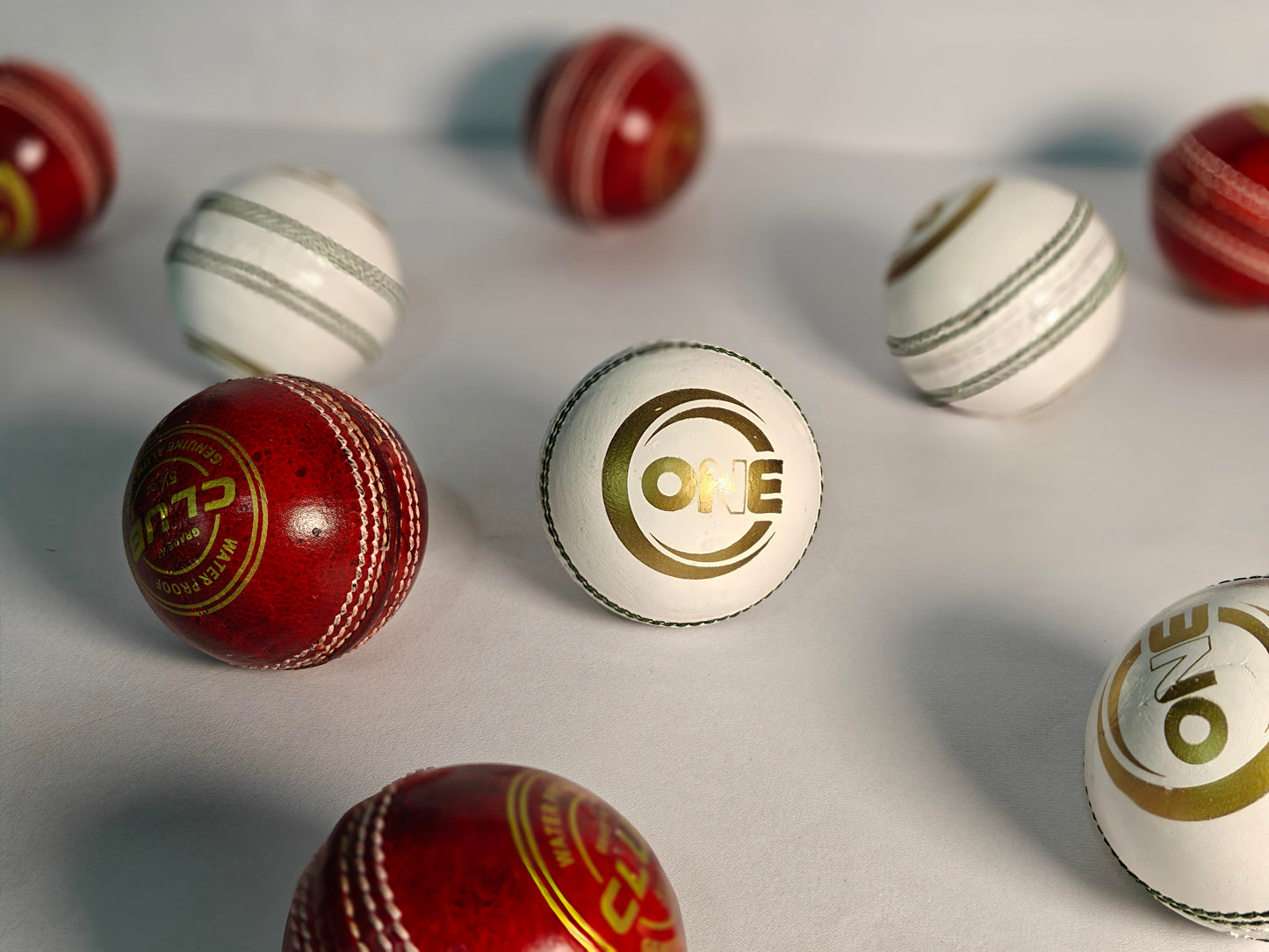 Tournament Red Leather Ball