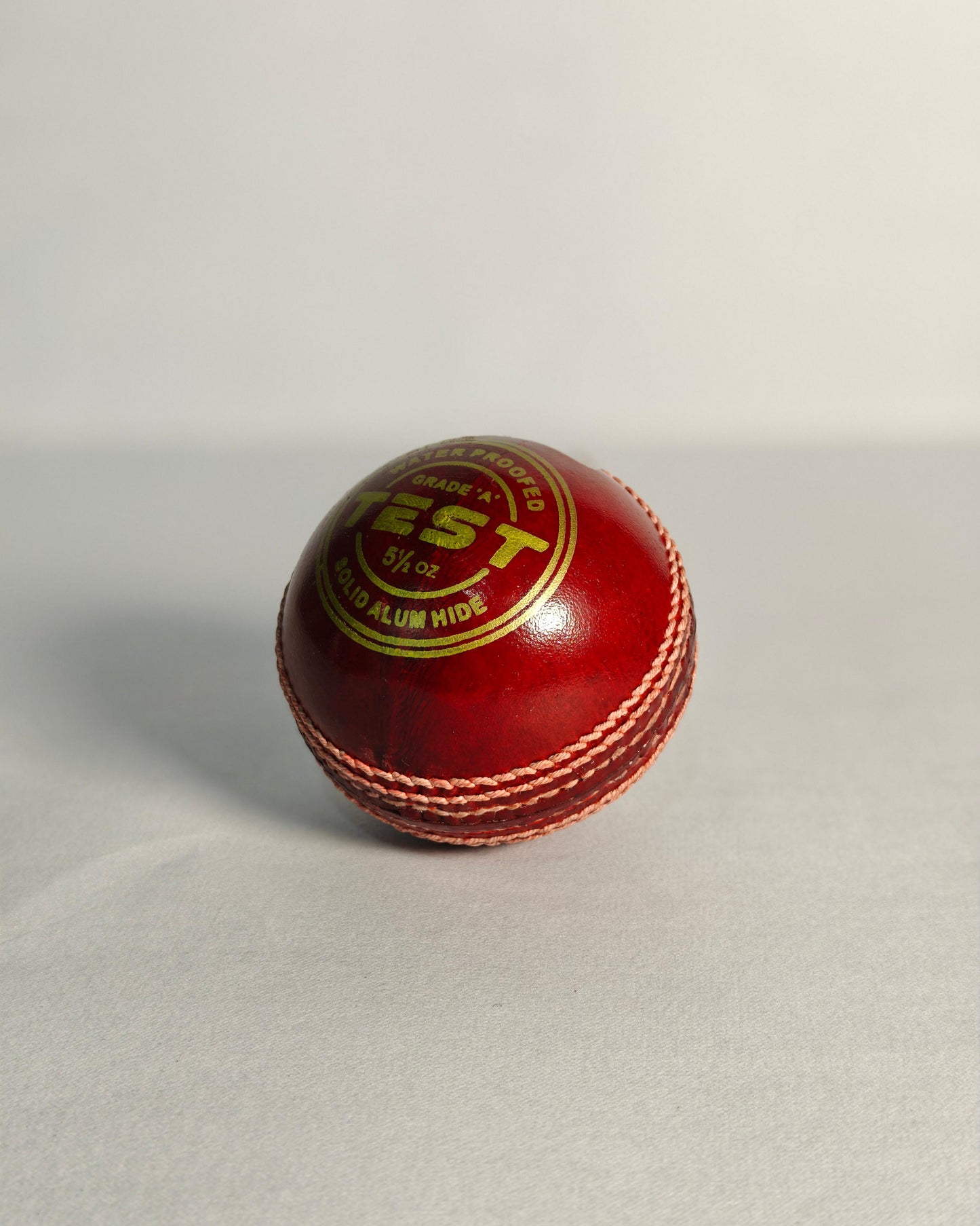 Test Red Leather Ball